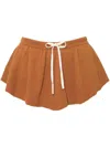 Cashmere In Love Windy Mini Skirt In Brown