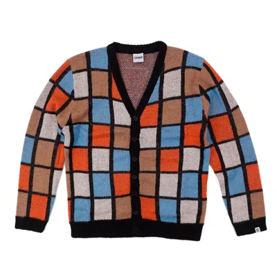 Pre-owned Cashmere Sound Men's  Squares Cardigan