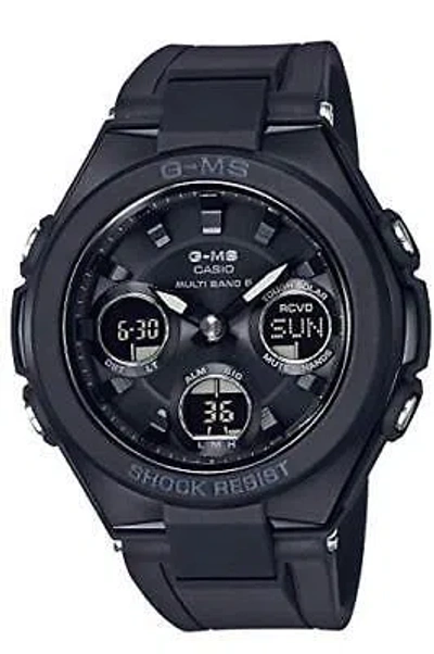 Pre-owned Casio 2017 Baby-g G-ms Msg-w100g-1ajf Radio Solar Women Watch Black