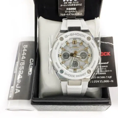 Pre-owned Casio 2017 G-shock G-steel Gst-w300-7ajf Radio Solar Men Watch In Box