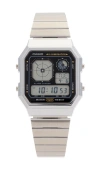 Casio A130 Series Watch In Metallic Silver