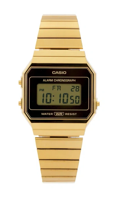 Casio A700 Series Watch In Gold