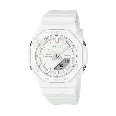 Casio Alarm World Time Quartz Analog-digital White Dial Ladies Watch Gmap2100it-7a
