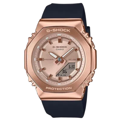 Casio Ana-digi Rose Gold Watch
