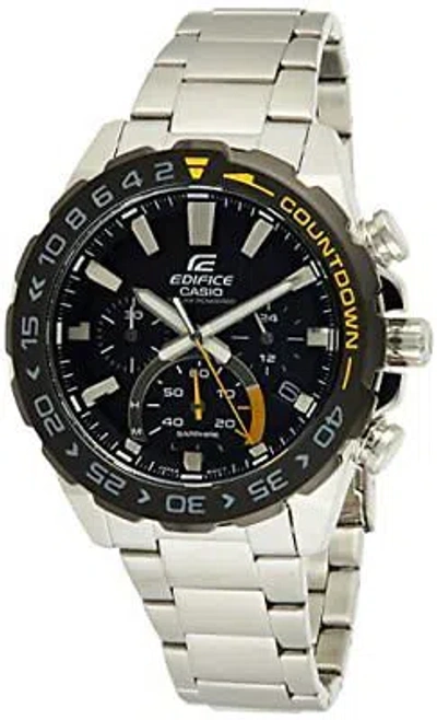 Pre-owned Casio Analog Black Dial Men's Watch-efs-s550db-1avudf (ed475)