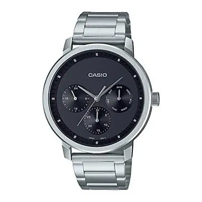 Pre-owned Casio Analog Black Dial Men's Watch-mtp-b305d-1evdf