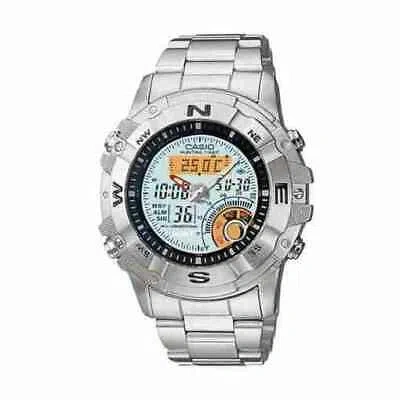Pre-owned Casio Analog-digital Amw-704d-7av Watch Fishing
