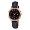 Casio Analog Sheen Sapphire Crystal Quartz Waterproof Black Digital