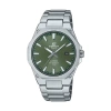 Casio & Vintage Casio Edifice Efr-s108d-3avuef Men's Analog Watch - 44.8mm Green Dial, Stainless Steel Bracelet