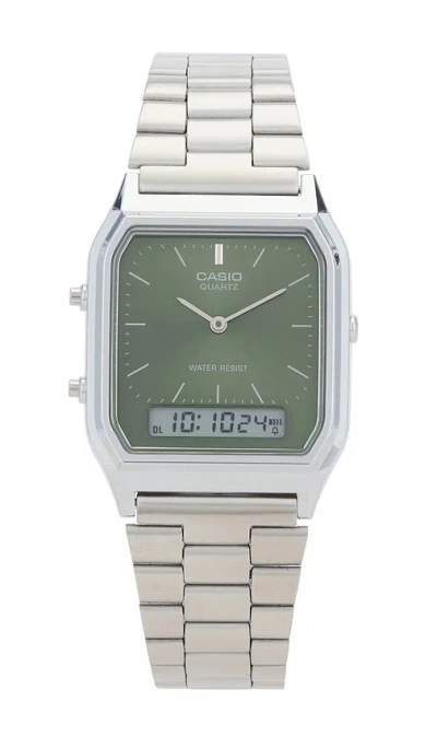 Casio Aq230 Series Watch In Metallic