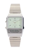 Casio Aq800 Series Watch In Green & Silver