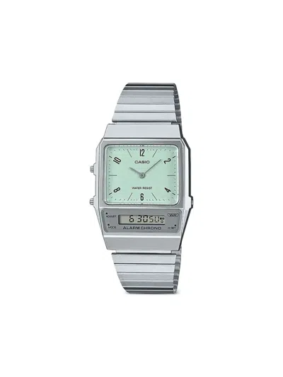 Casio Aq800 "silver" 40mm In Green
