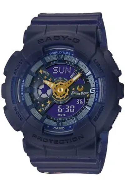 Pre-owned Casio Baby-g & Sailor Moon Collab. 30th Anniv. Ba-110xsm-2ajr Authentic