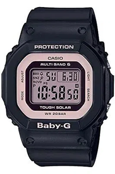 Pre-owned Casio Baby-g Bgd-5000u-1bjf Solor Radio Women's Watch Black From Japan