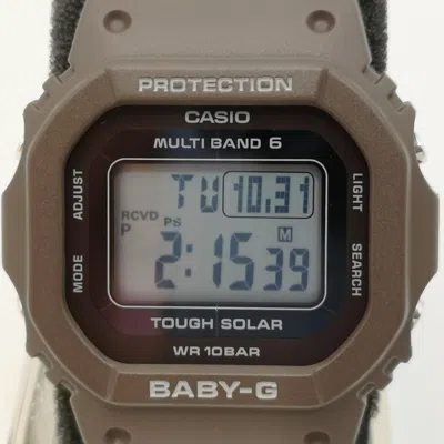 Pre-owned Casio Baby-g Bgd-5650-5jf Brown Black Chronograph Quartz Womens Watch In Box