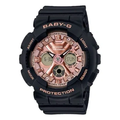 Casio Baby-g 'black Rose Gold' In Blue