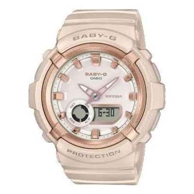 Casio Baby-g Digital-analog 'pearl Beige' In Neutral
