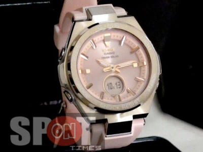 Pre-owned Casio Baby-g G-ms Metallic Led Illumination Ladies Watch Msg-s200-4a
