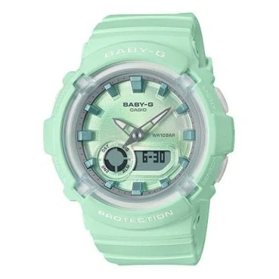 Casio Baby-g 'light Green' In Blue