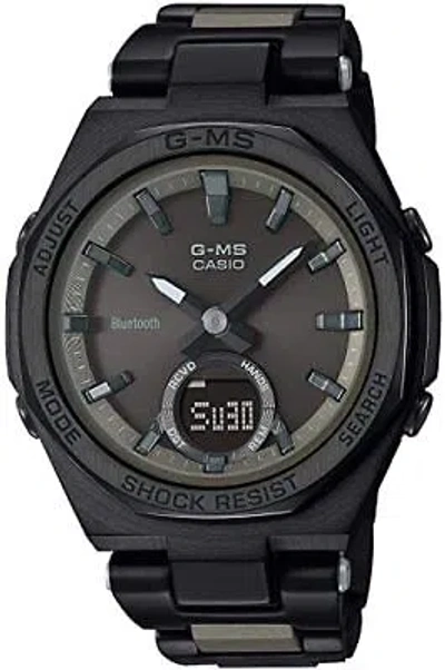 Pre-owned Casio Baby-g Msg-b100cb-3ajf Bluetooth X Mobile Solar Atomic Radio Women Watch