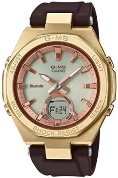 Pre-owned Casio Baby-g Tough Solar Ladies Watch G-ms Precious Heart Msg-b100mv-5ajf