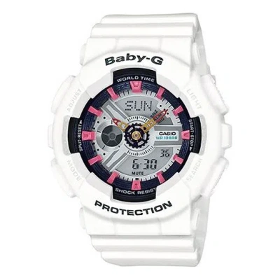 Casio Baby-g 'white' In Metallic
