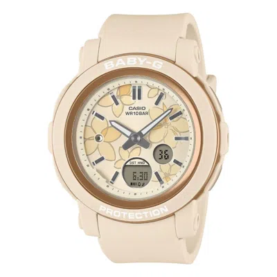 Casio Baby-g Bga-290 Series 'beige' In White