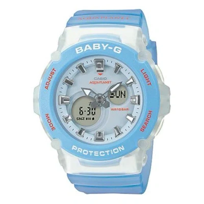 Casio Baby-g 'blue' In White
