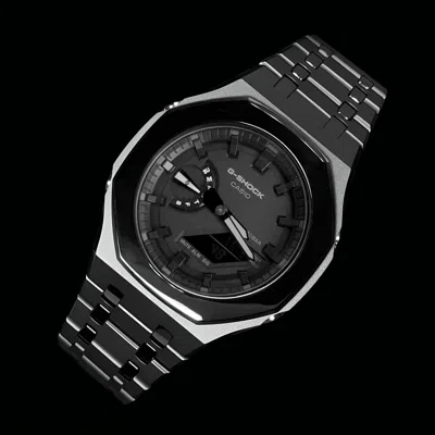 Pre-owned Casio Black Custom  G-shock Ga2100 Ak Mod Watch Ak Gift For Men