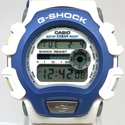 Pre-owned Casio Blue Wristwatch () In Multi