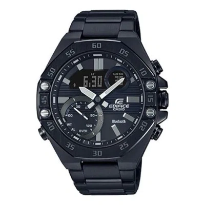 Casio Bluetooth Waterproof Edifice Sports Sapphire Crystal Solar Powered Mens Black Analog/digital C