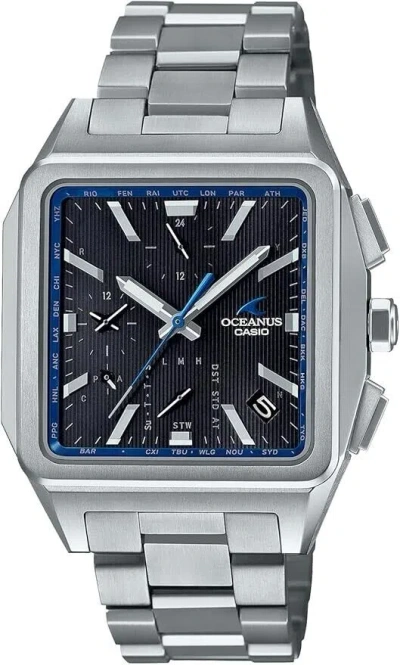 Pre-owned Casio Brand-new  Oceanus Ocw-t5000-1ajf Titanium Solar Radio Watch (jdm)