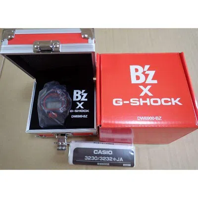 Pre-owned Casio B'z G-shock Watch Dw-6900 30th Year Exhibition Limited Model Box Red Japan