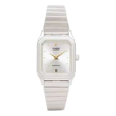Casio Caiso  Pearl White Waterproof Quartz Watch 23mm Stainless Steel Strap