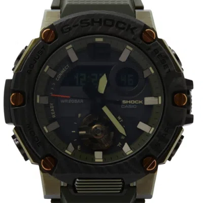 Pre-owned Casio Carbon Stainless Steel Wristwatch () In Multi
