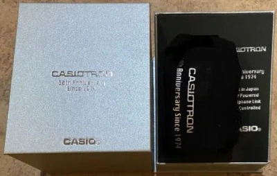 Pre-owned Casio Tron 50th Anniversary Re-launch Trn50-2a In Hand