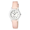 Casio Classic Analog Watch 'orange White' In Pink