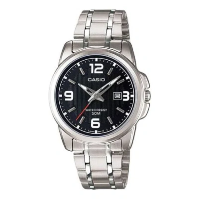 Casio Classic Fashion Hand Series Quartz Business Silver Analog In Metallic