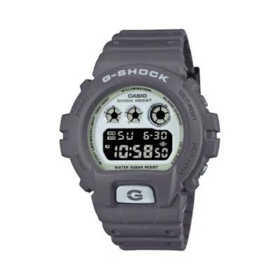 Casio Classic World Time Quartz Digital Men's Watch Dw-6900hd-8 In Gray