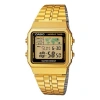 Casio Classical Vintage Square Mens Gold Digital