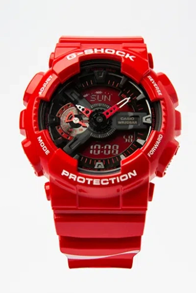 Pre-owned Casio Coca-cola X G-shock Collaboration Ga-110 Box Sets Red Watch