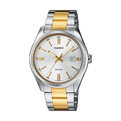 Casio Collection Mod. Date - Champagne, Two Tones In White