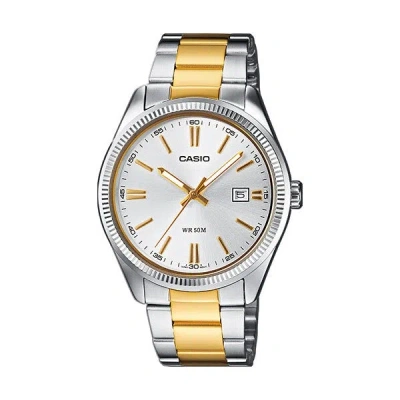 Casio Collection Mod. Date - Champagne, Two Tones ***special Price*** Gwwt1 In Metallic