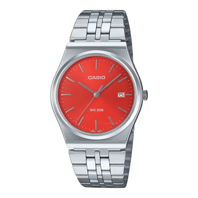 Casio Collection Mod. Date Red Gwwt1 In Metallic