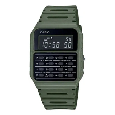 Casio Couple Sports Quartz Waterproof Mens Black Digital In Green