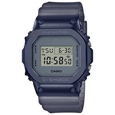 Pre-owned Casio Digital Blue Dial Men's Watch-gm-5600mf-2dr