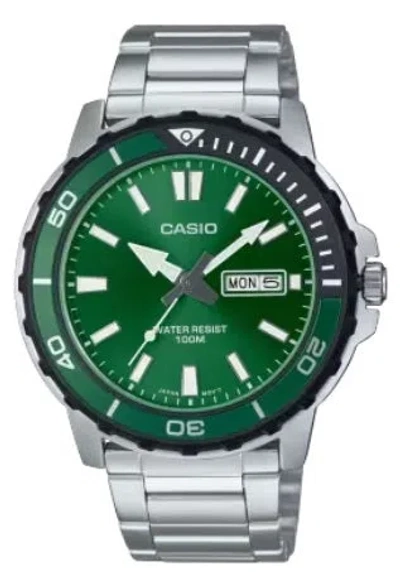 Casio Diver Gwwt1 In Green