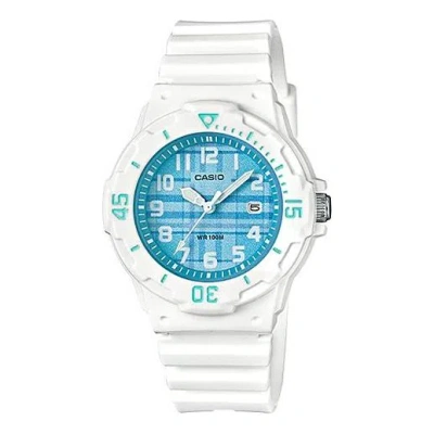 Casio Diving Sports Waterproof Blue Analog In White