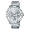 Casio Dress Analog Watch 'black Silver Metallic'
