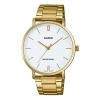 Casio Waterproof White Watch Dial White Analog